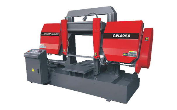 园林办事处GW4250双柱龙门卧式带锯床