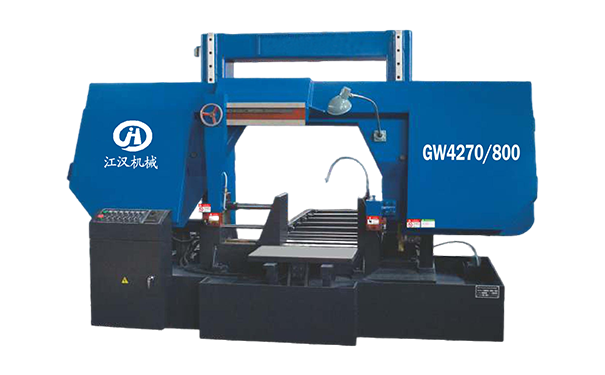 园林办事处GW4270/800双柱龙门卧式带锯床